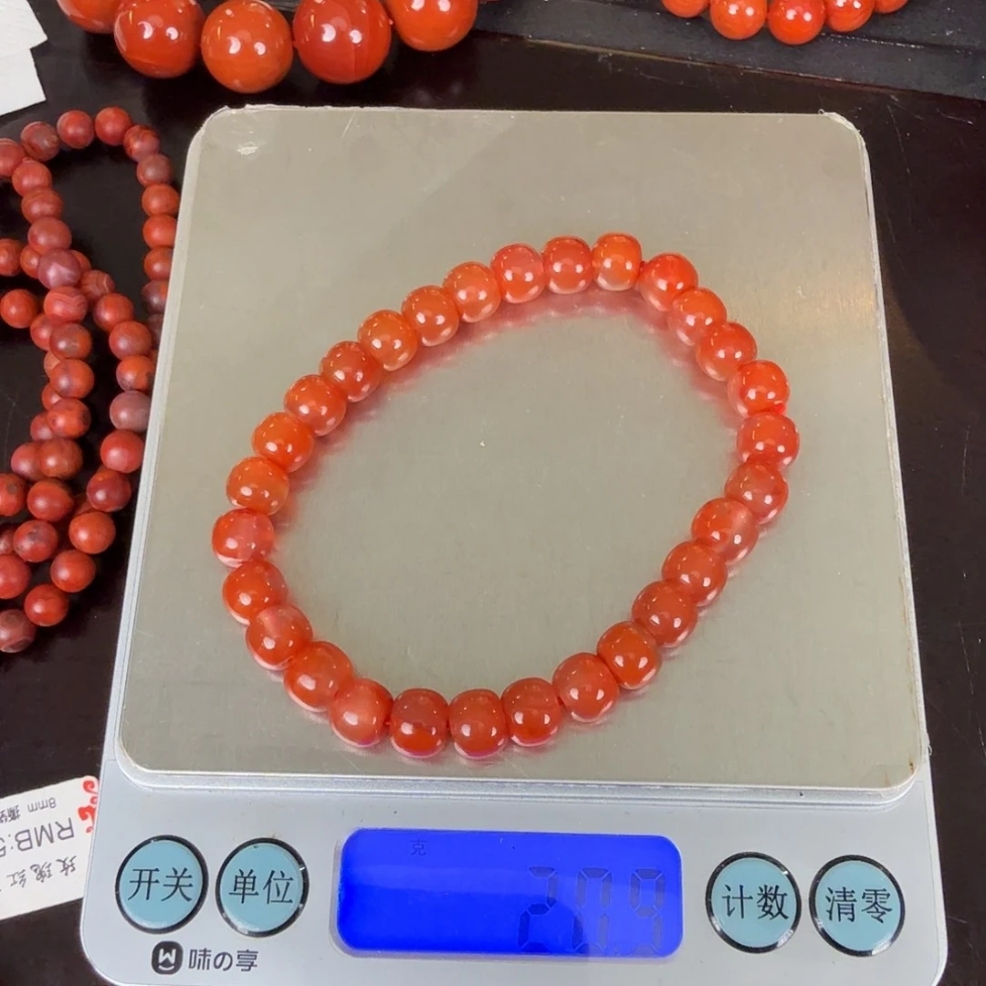 南红玛瑙未镶嵌颈饰