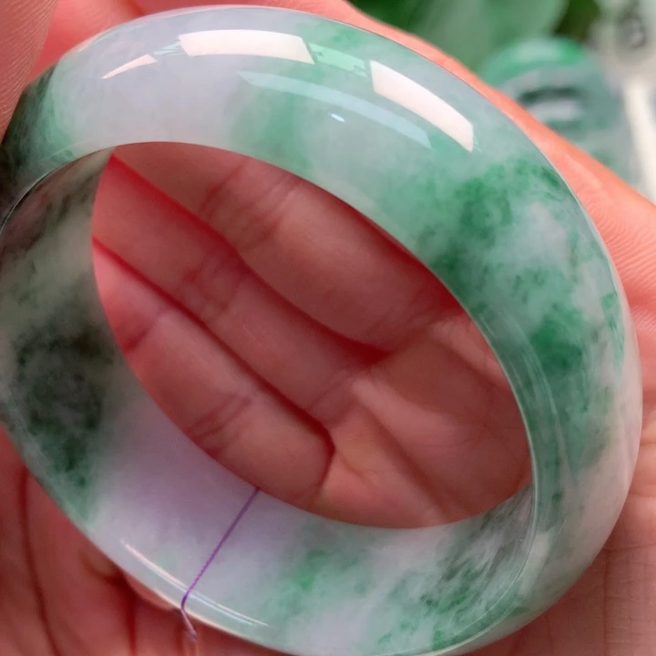 翡翠未镶嵌手镯天然翡翠手镯