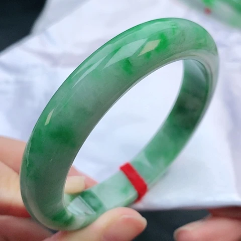 未镶嵌手镯翡翠57圈口882348