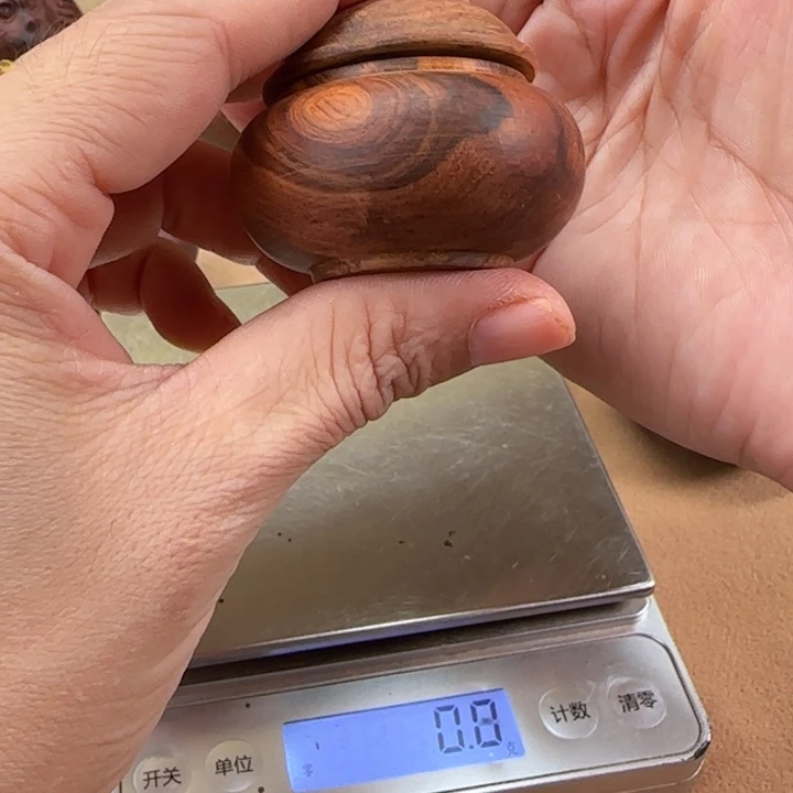 用***3黄花梨/降香黄檀品香罐