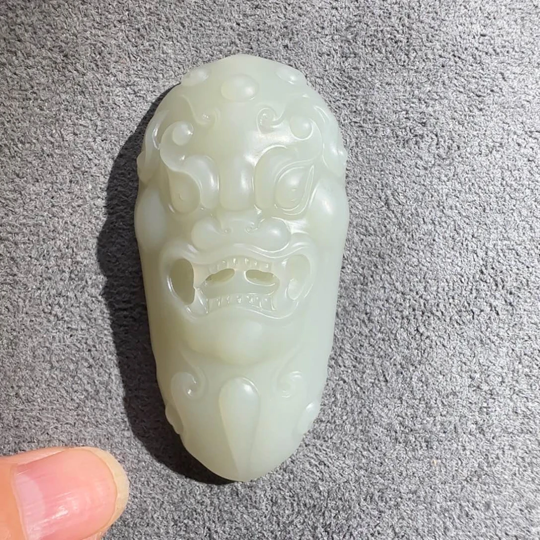 望***天和田玉（青白玉）未镶嵌吊坠(不含链)