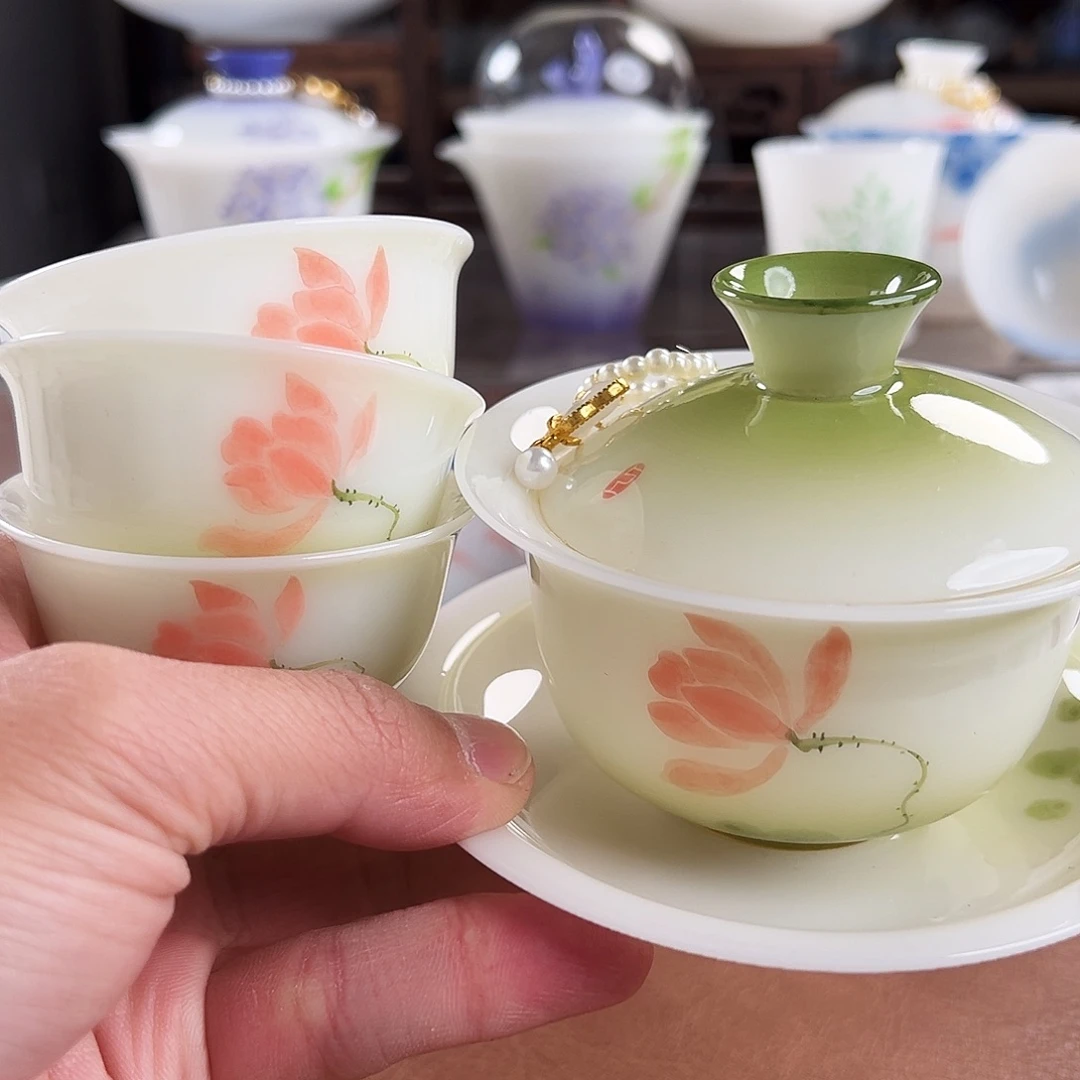 陶杯子璞玉陶瓷茶具分享给您