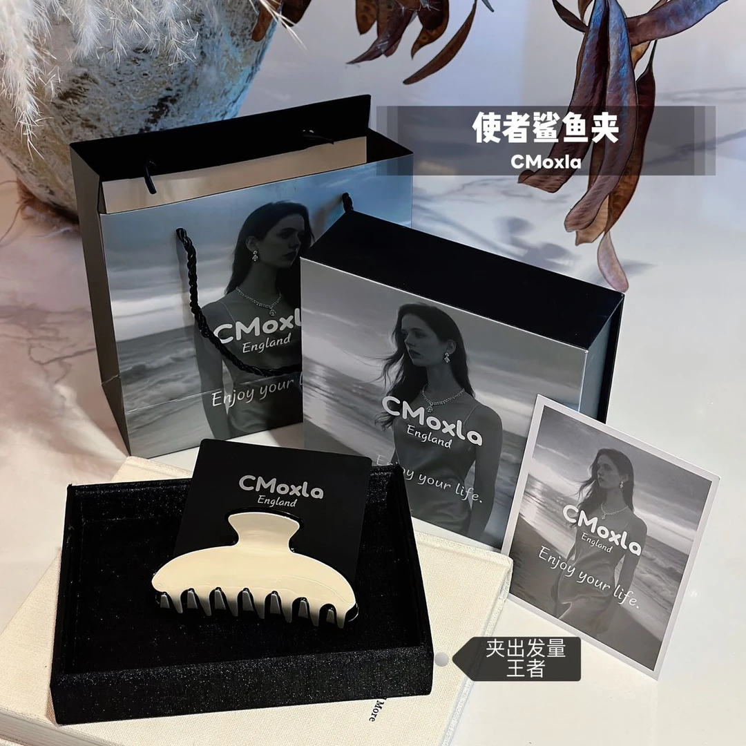 日韩边夹女抓夹法式一字夹发夹韩版黑色时尚饰品头饰