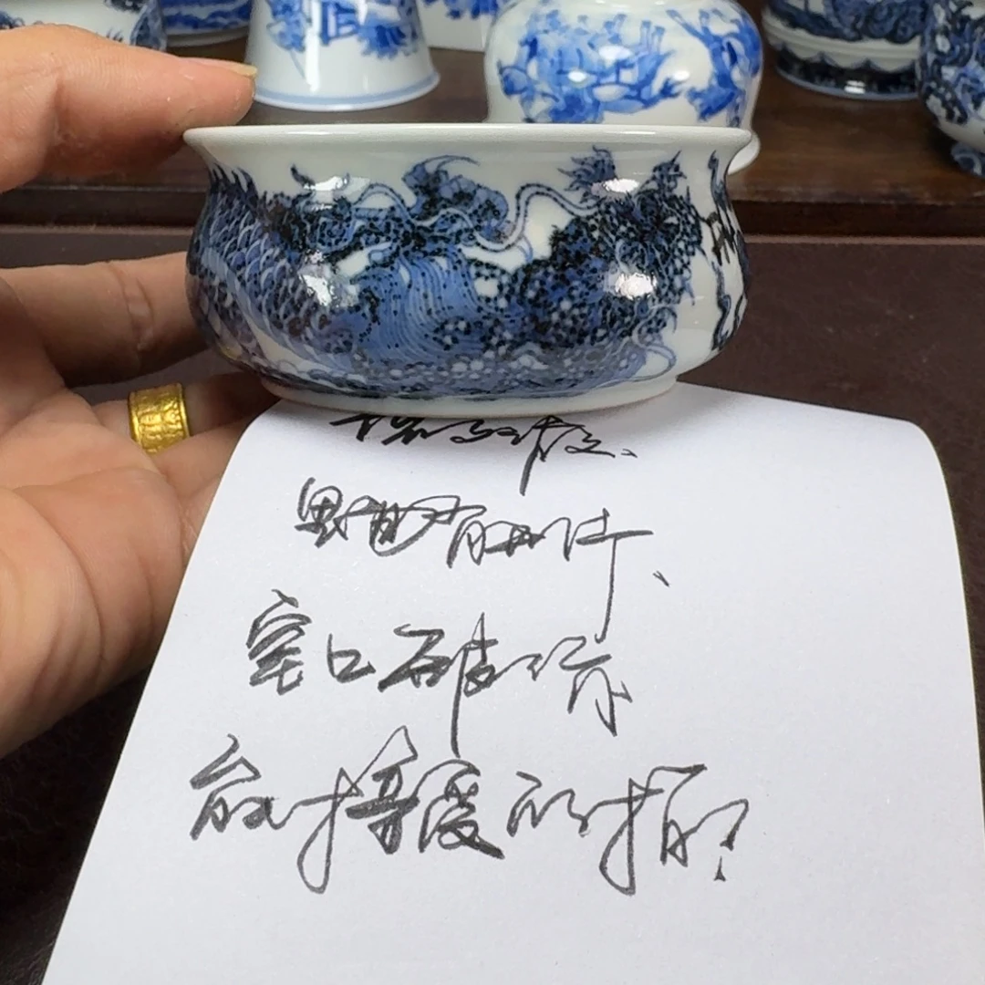 瓷片当代景德镇陶瓷手绘茶具
