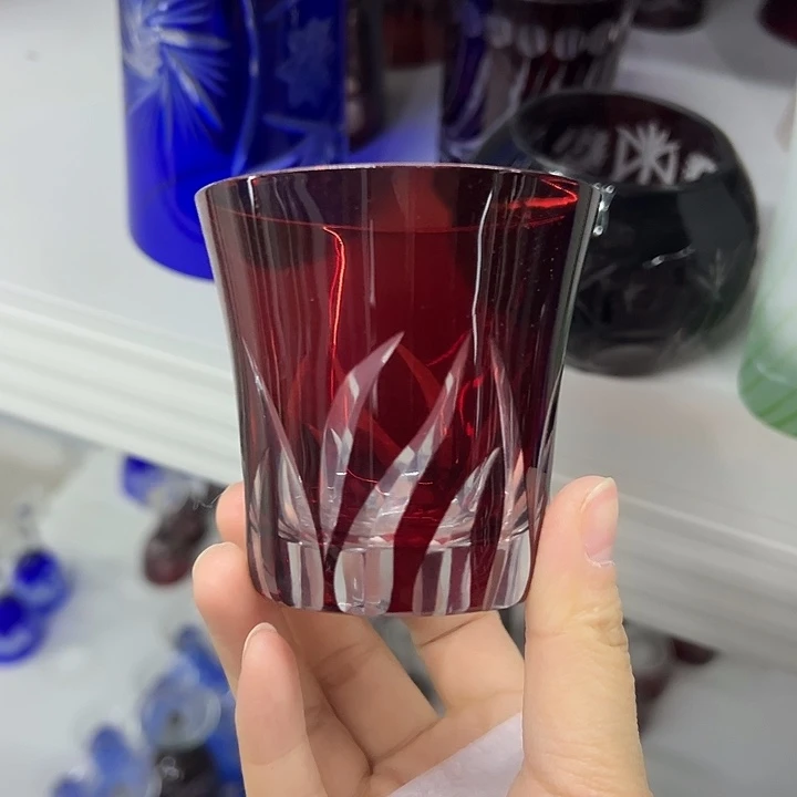 水晶玻璃平底款微瑕一个