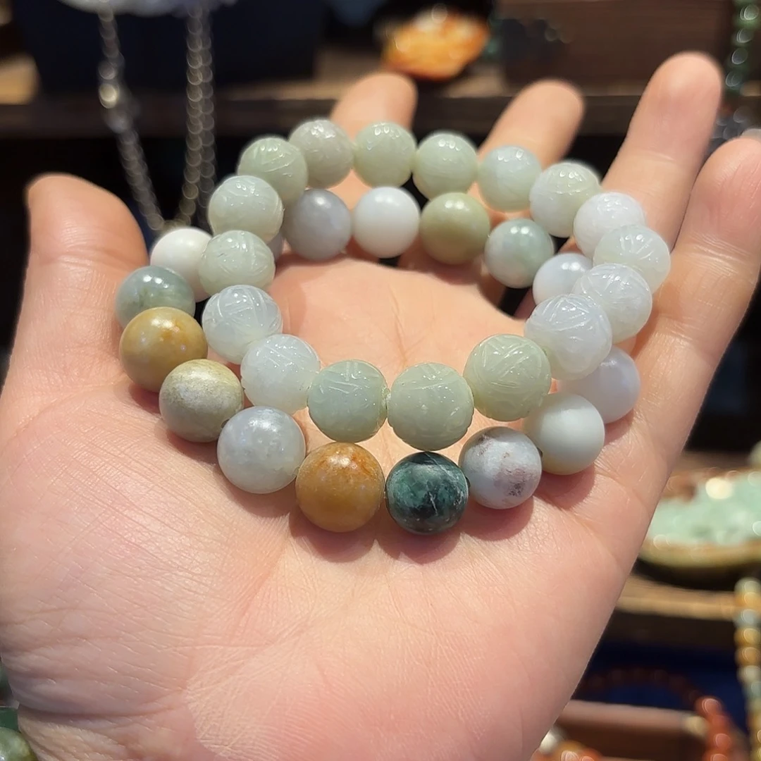 翡翠颈饰未镶嵌原创