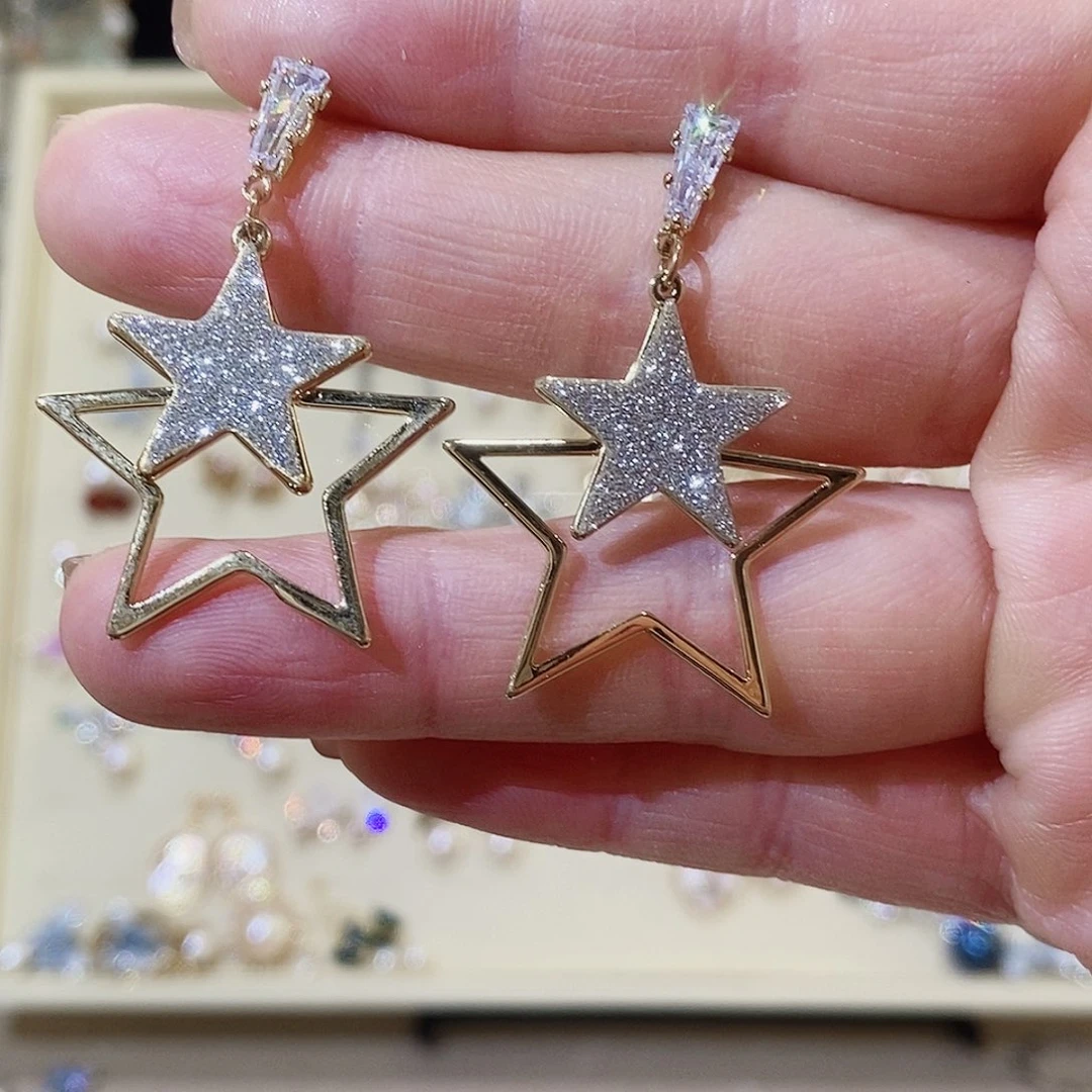 耳饰银S925镶嵌淡水珍珠