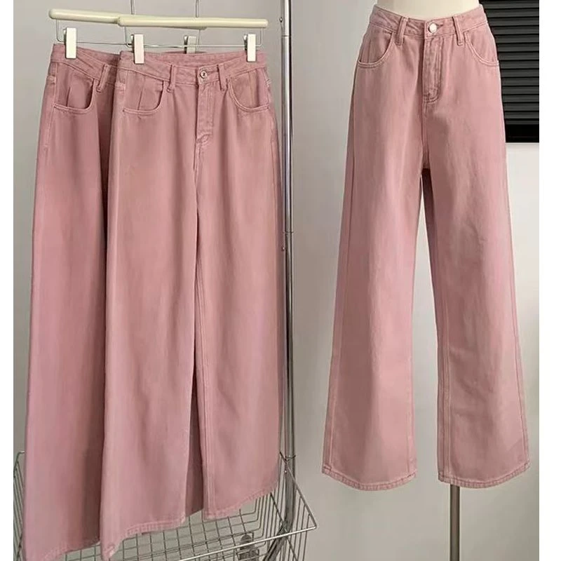 『牛仔裤Y』时尚百搭气质新款高级舒适杂志风牛仔裤81701