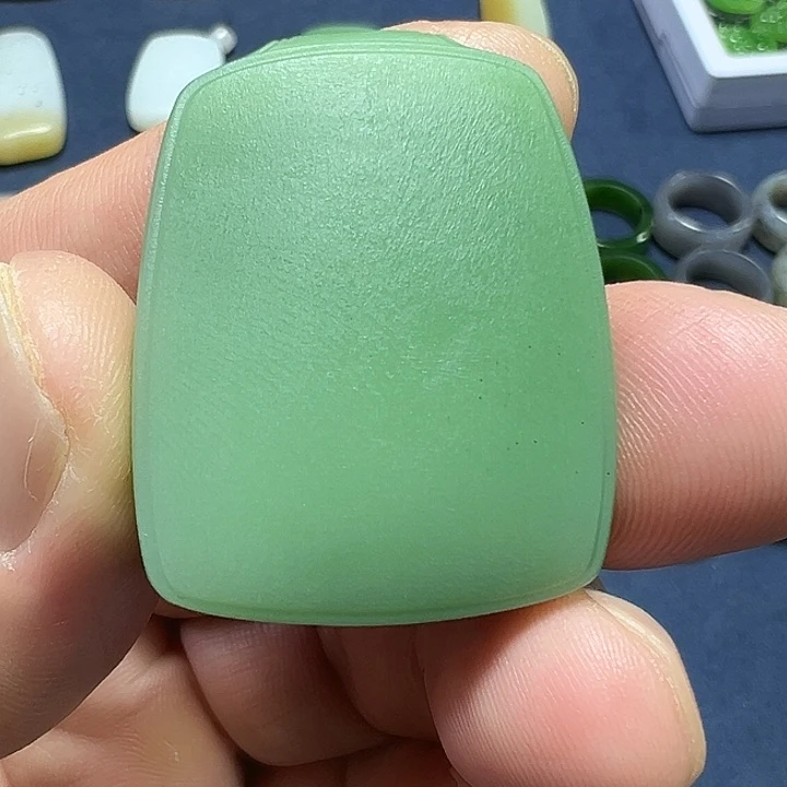 和田玉（碧玉）未镶嵌吊坠(不含链)