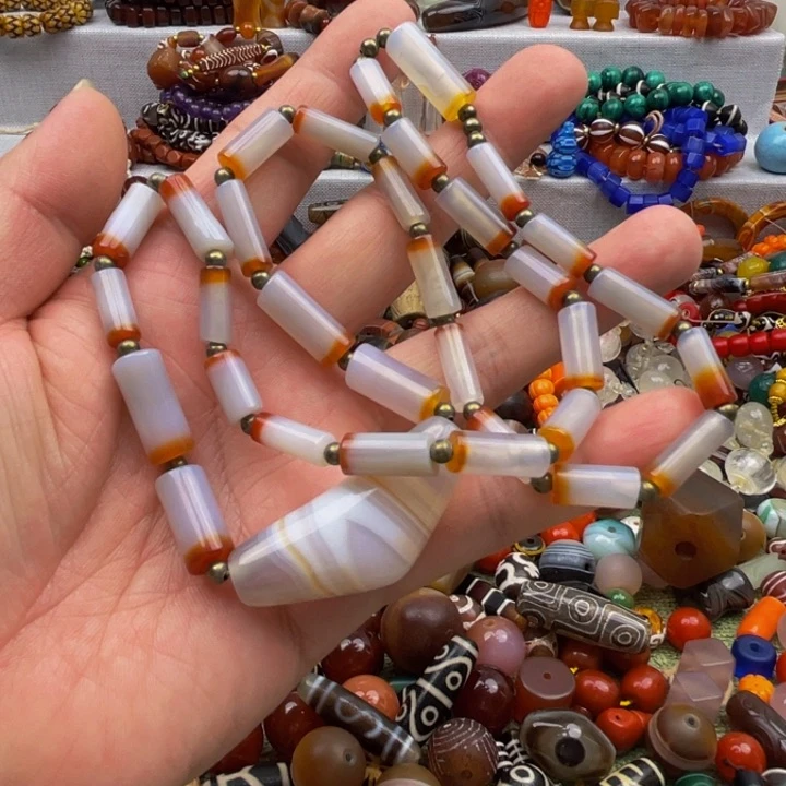 合金颈饰玛瑙/玉髓