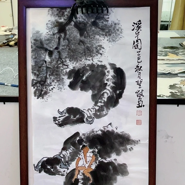 国画张圣敏先生纯手绘作品
