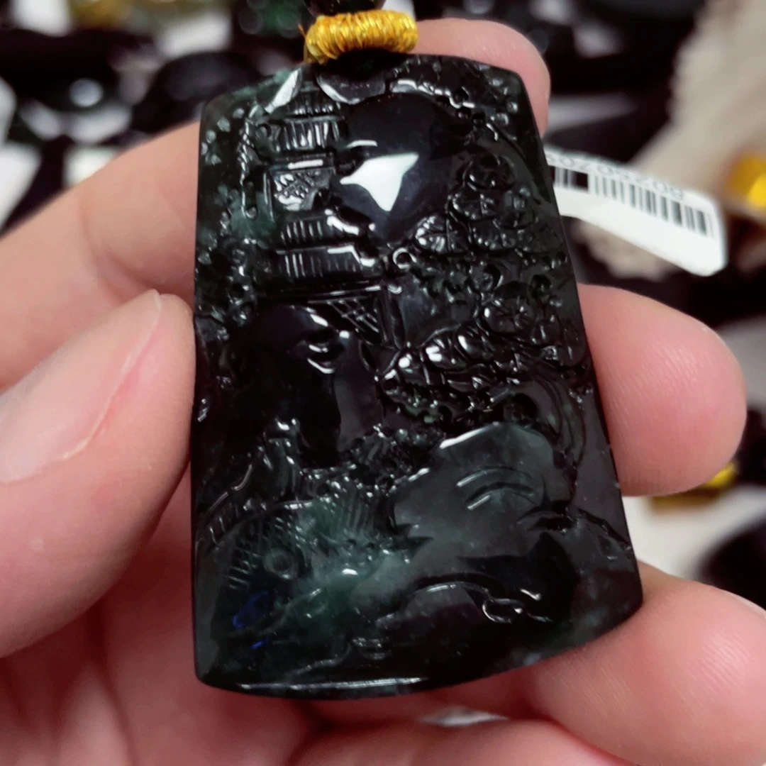颈饰未镶嵌翡翠先鉴后发一物一证