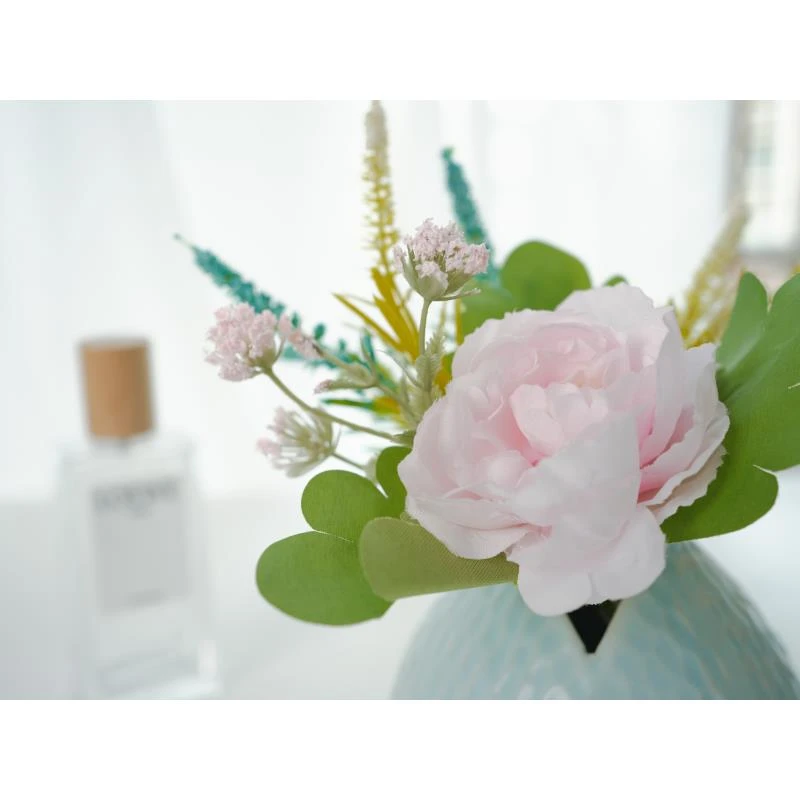 Z仿真粉牡丹假花花束餐厅卧室客厅花艺拍照摆件插花装饰花