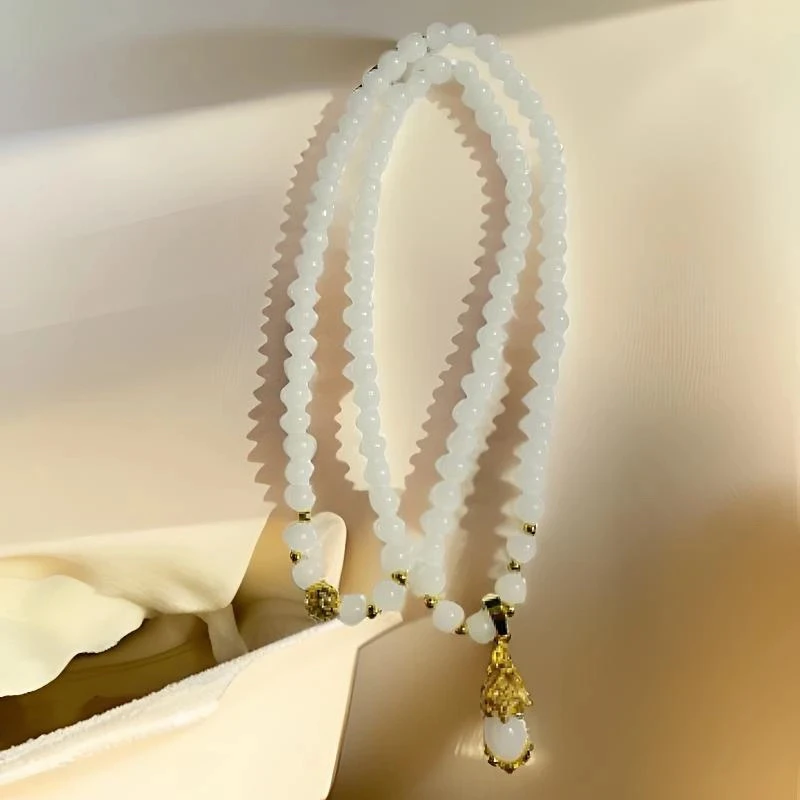 【41】和田玉三圈手链