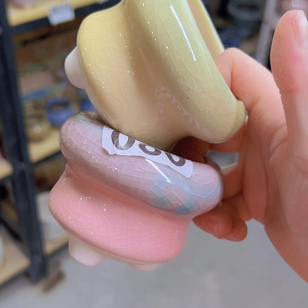 红陶陶瓷花盆当场满12包邮