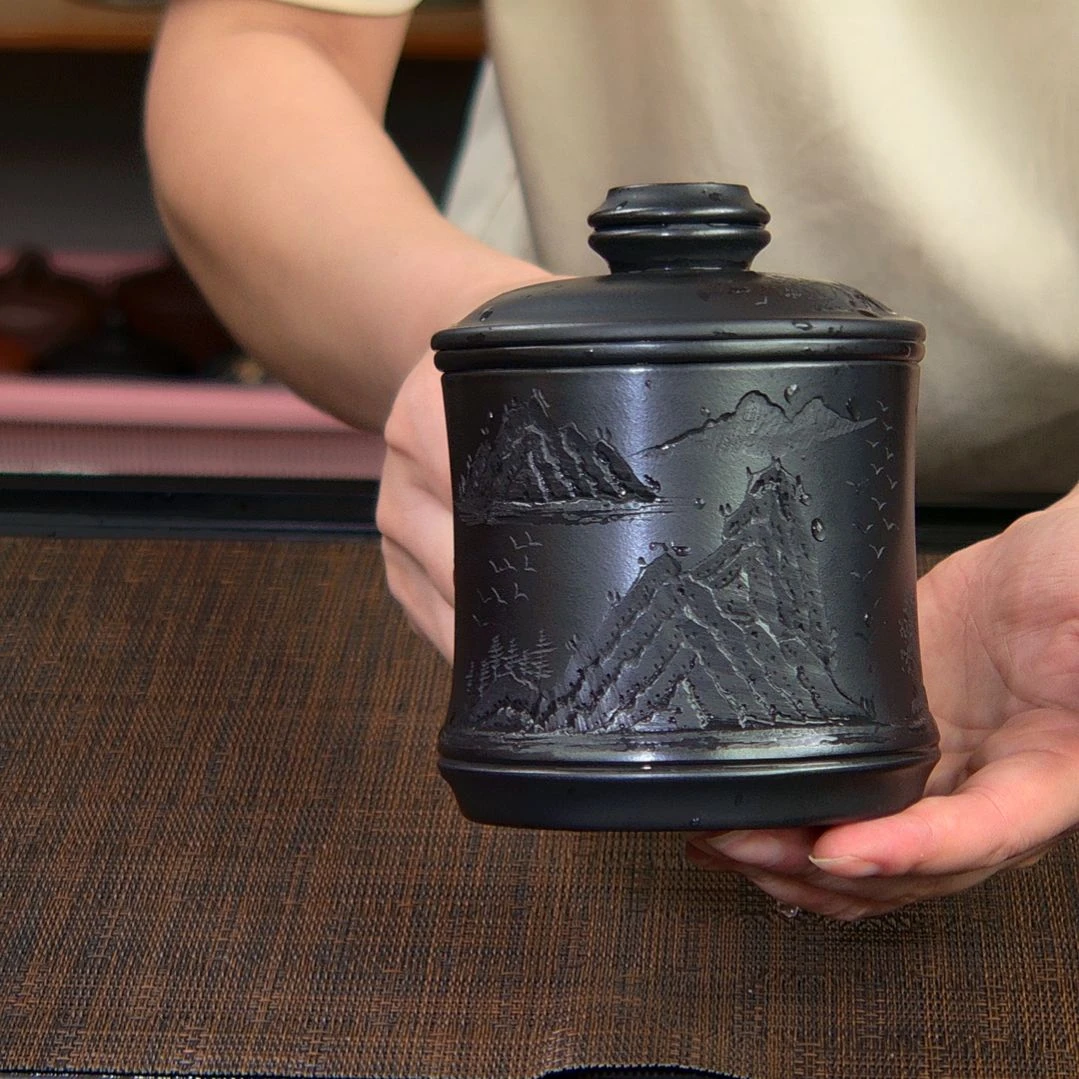 茶杯紫砂高货放漏