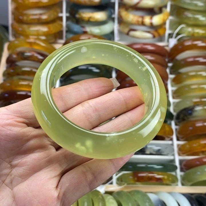 蛇纹石玉未镶嵌手镯57