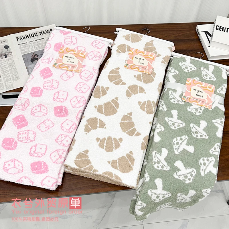 （软糯亲肤高品质毛毯）居家办公室加厚柔软细腻舒适毛毯H