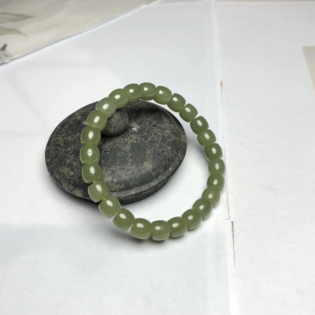 和田玉直切手串（25颗）