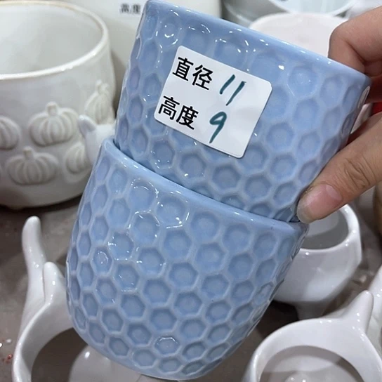 多肉绿植陶瓷花盆9.9包邮