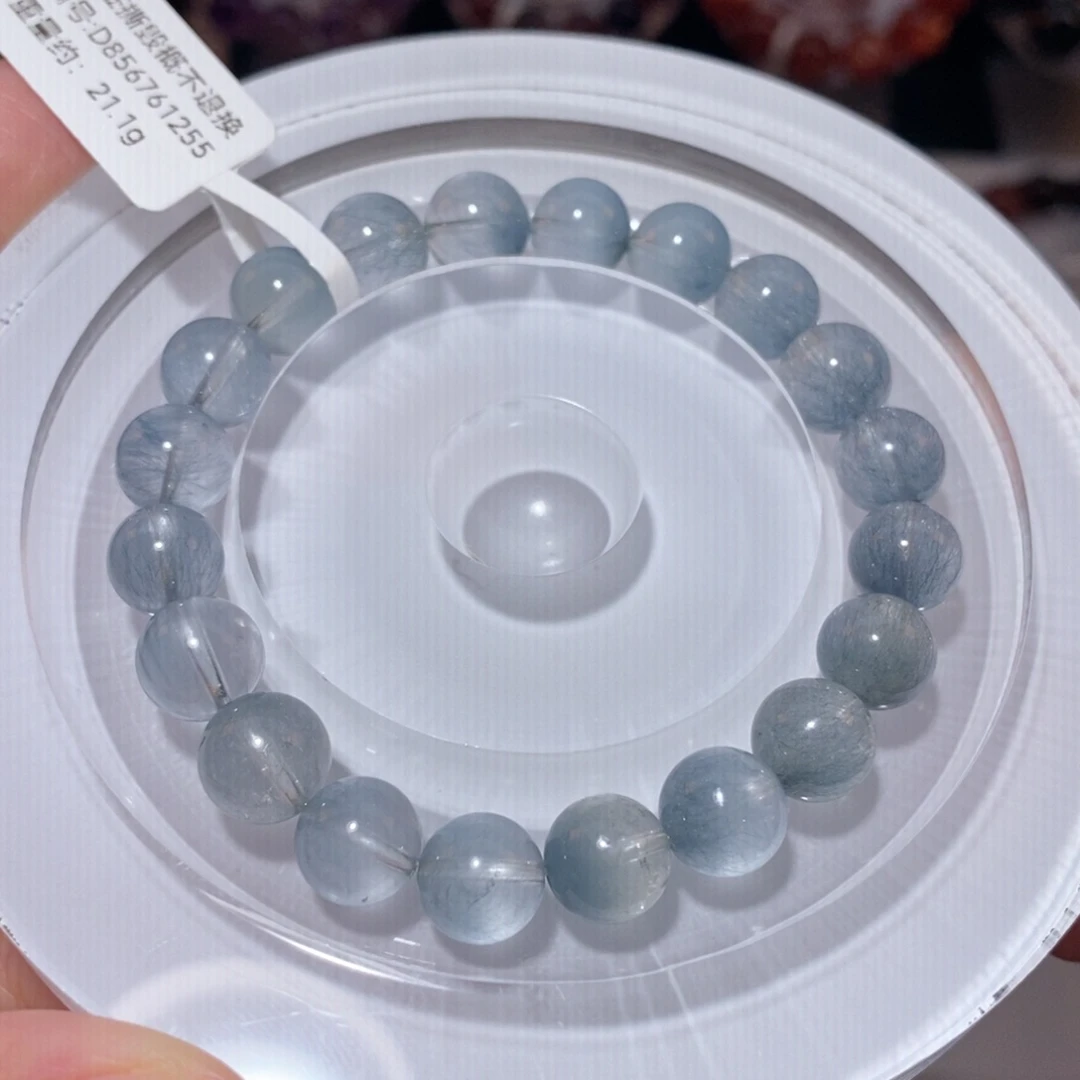 未镶嵌手链水晶F蓝兔毛9