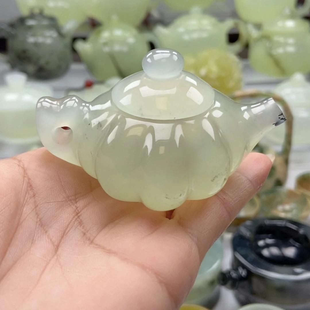 未镶嵌蛇纹石玉手把
