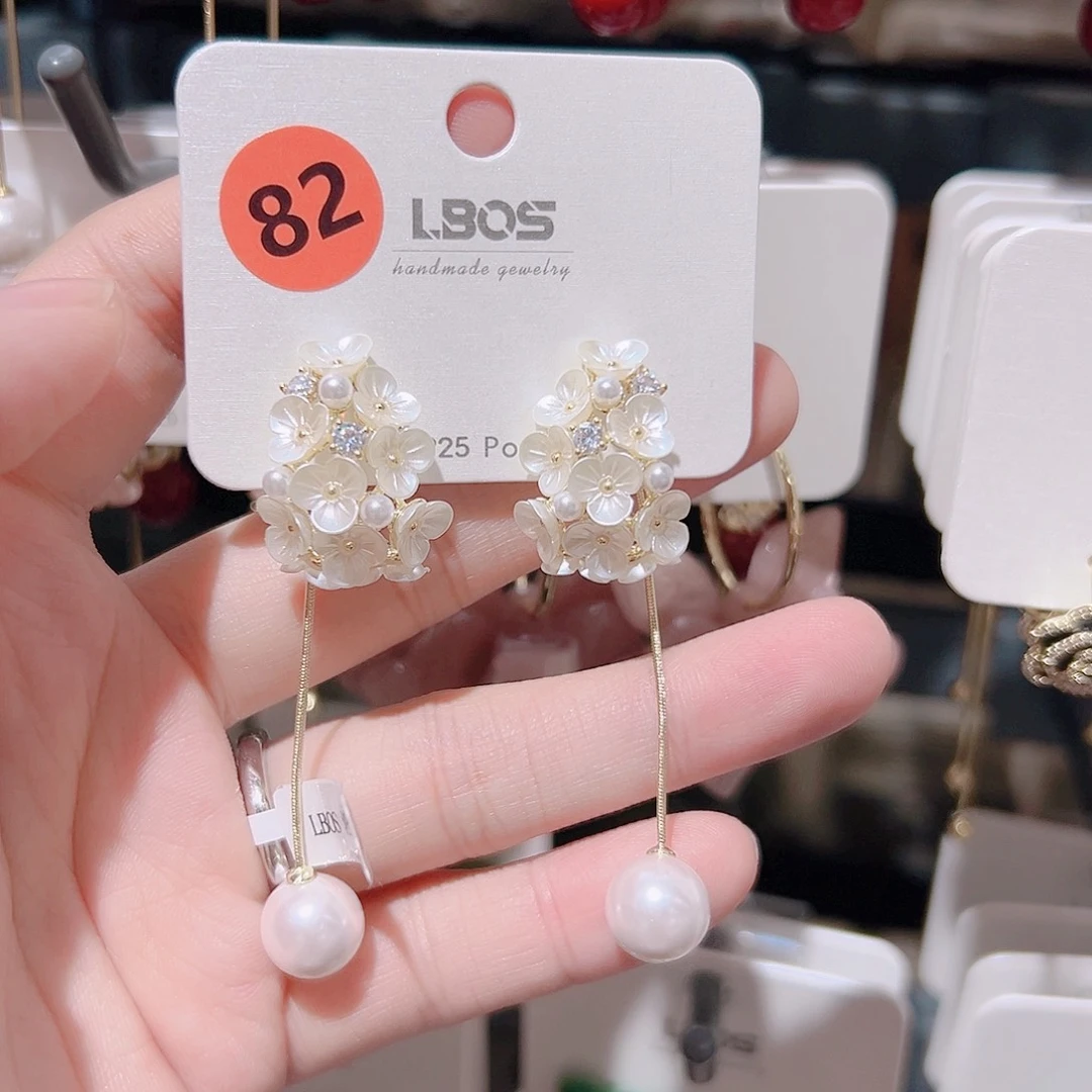 琉璃铁合金合金耳环的