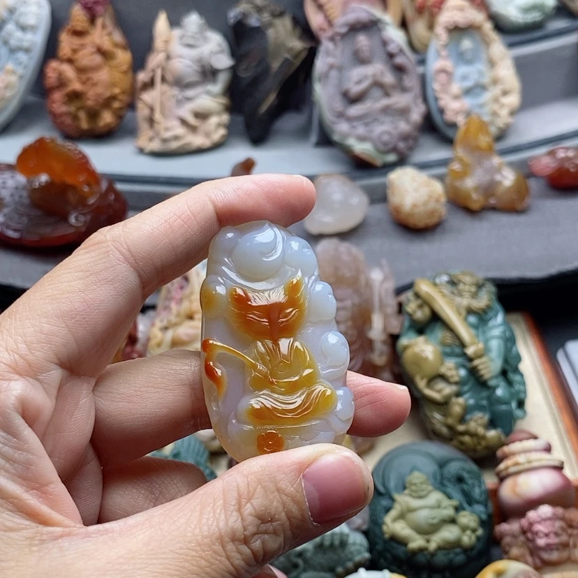 【闪购商品】未镶嵌吊坠定制玛瑙