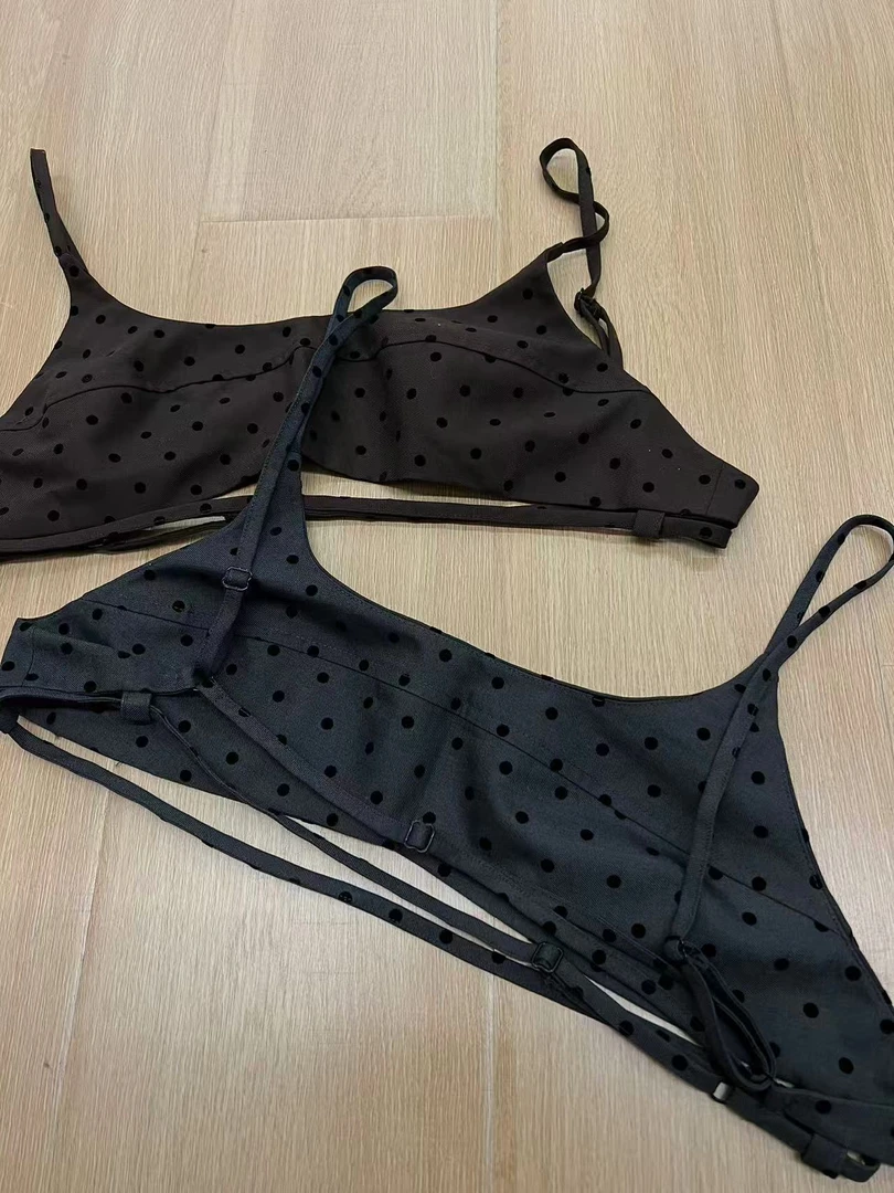 宽松型法式性感风修身型背心吊带均码女士夏季黑白241003有运补6