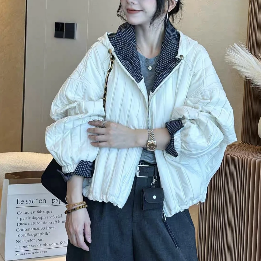 新款韩系连帽简约百搭外套
