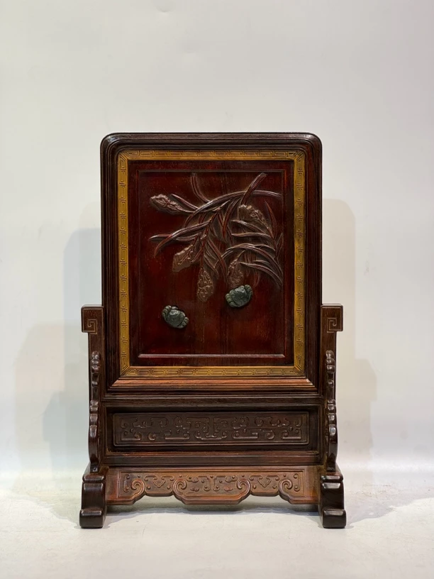 文房木器 文房雅玩【插屏】