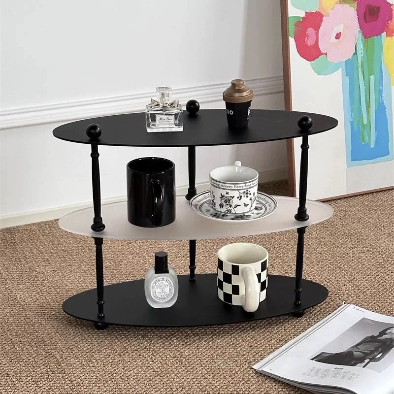 极简桌面复古多功能收纳架 台面展示杯子香水化妆品亚克力置物架