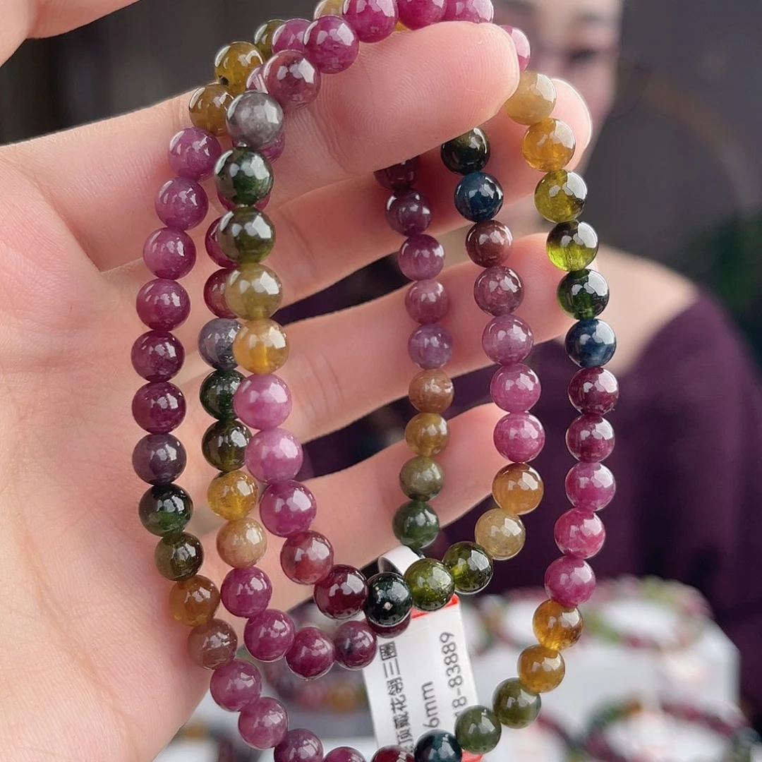 未镶嵌碧玺 6mm碧玺