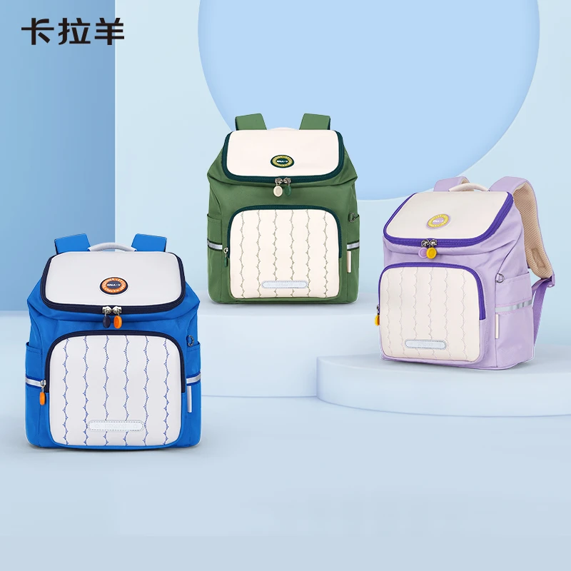 【小中大班】卡拉羊8-10L幼儿园超轻云朵减负小童包森林奇遇CX6339