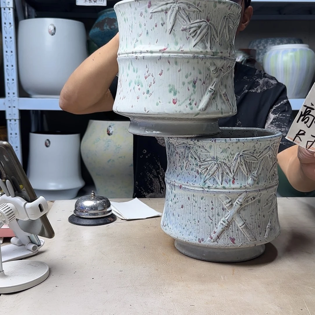 紫砂花盆尺寸19@20
