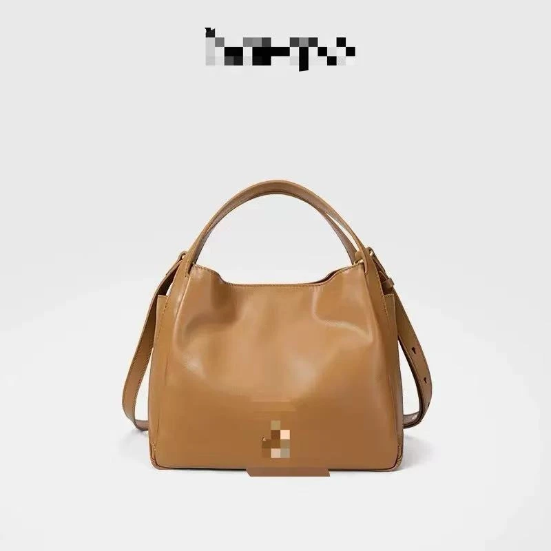 【燕时三-2003】PO圆满-棕色真皮斜跨包