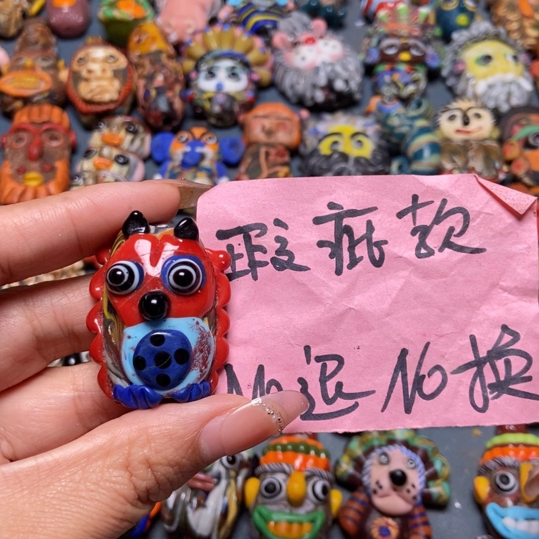 琉璃颈饰印度尼西亚微瑕no退换