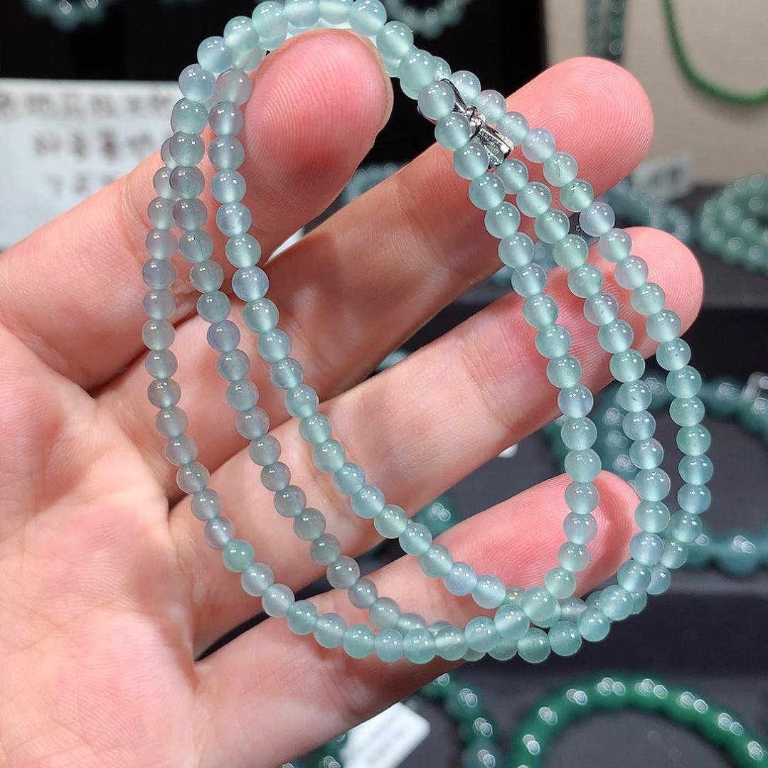 未镶嵌手链翡翠天然a货翡翠项链3.8