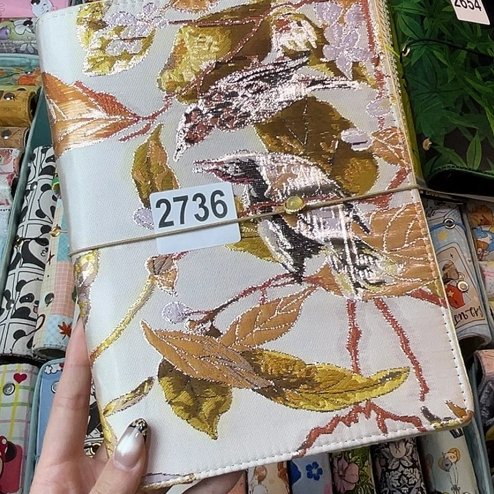 织绣A5活页不带纸2736