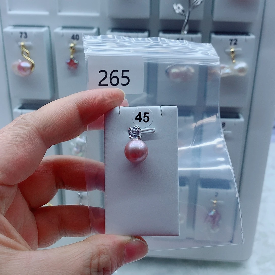 合金吊坠(不含链)淡水珍珠