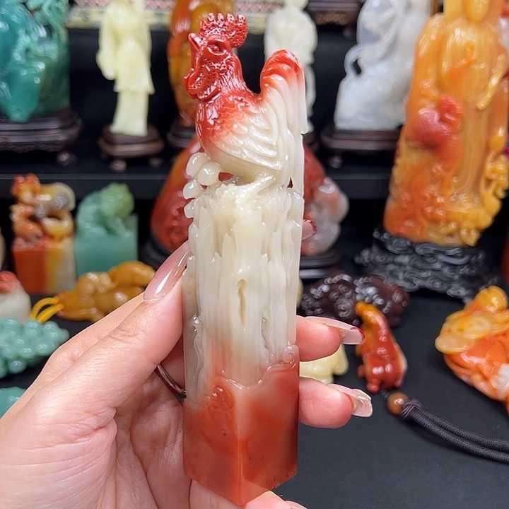老挝石高山水冻石