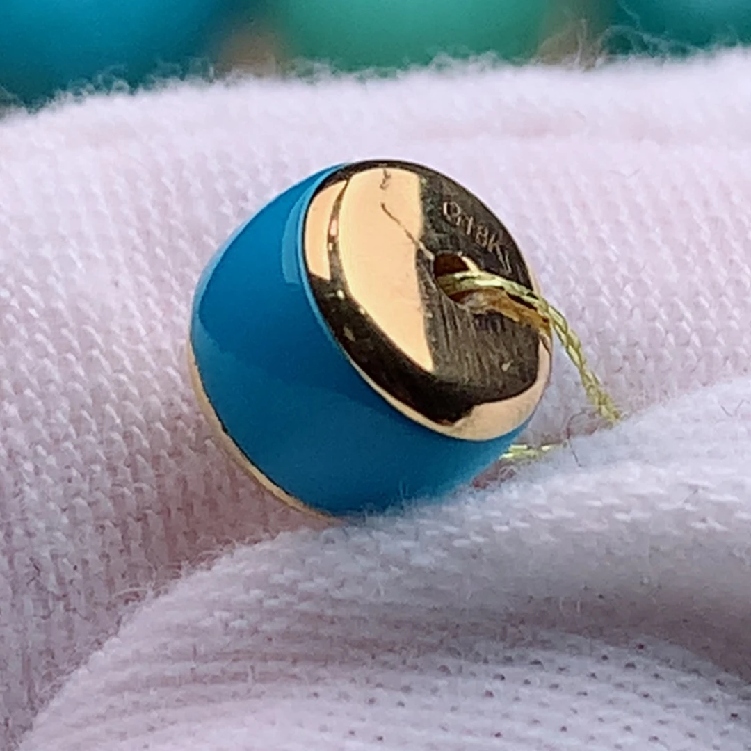 18K金镶嵌绿松石珠宝奇石