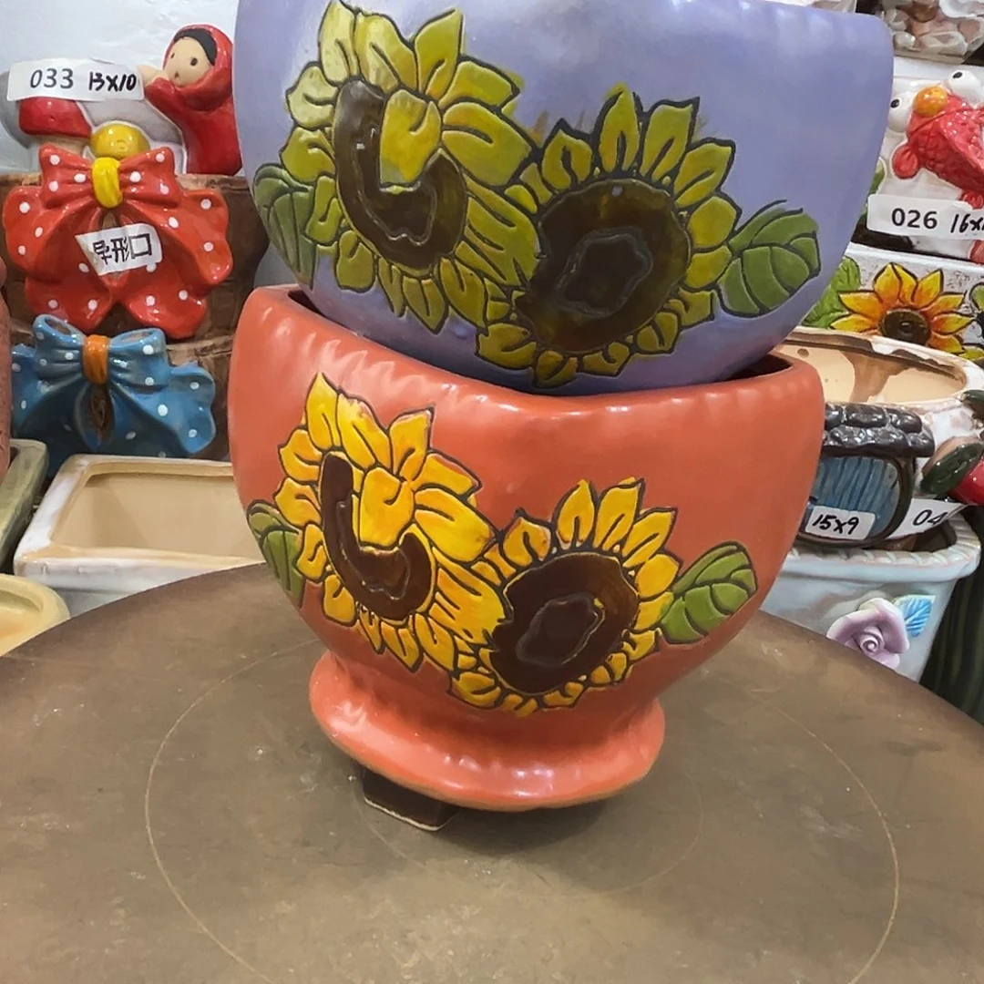 粗陶多肉花盆花盆