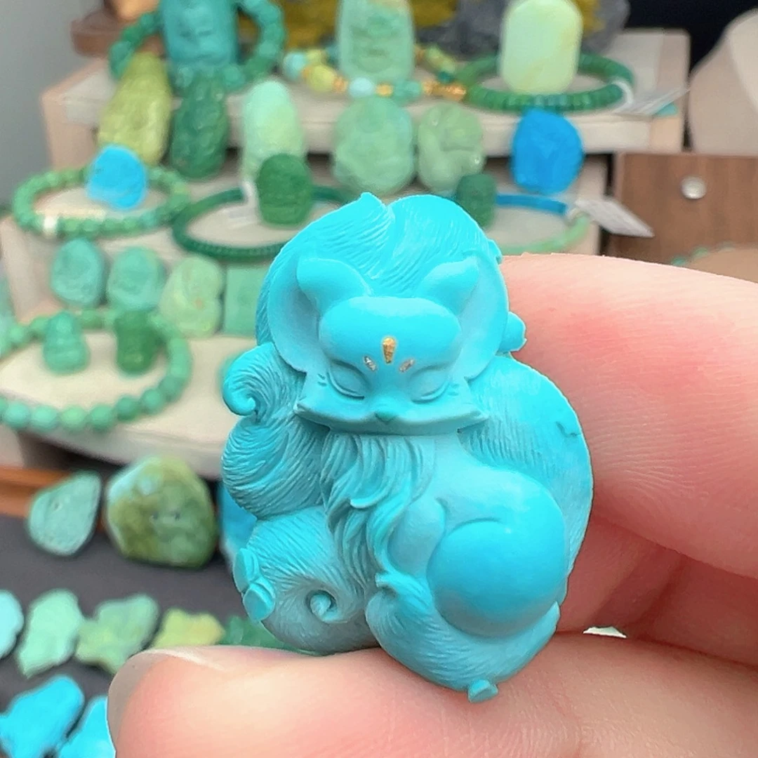 绿松石未镶嵌主播万珍