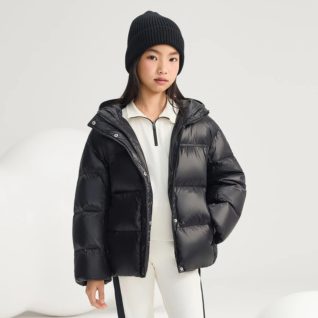 波司登儿童羽绒服25新款保暖时尚舒适羽绒服连帽儿童T250246950DY