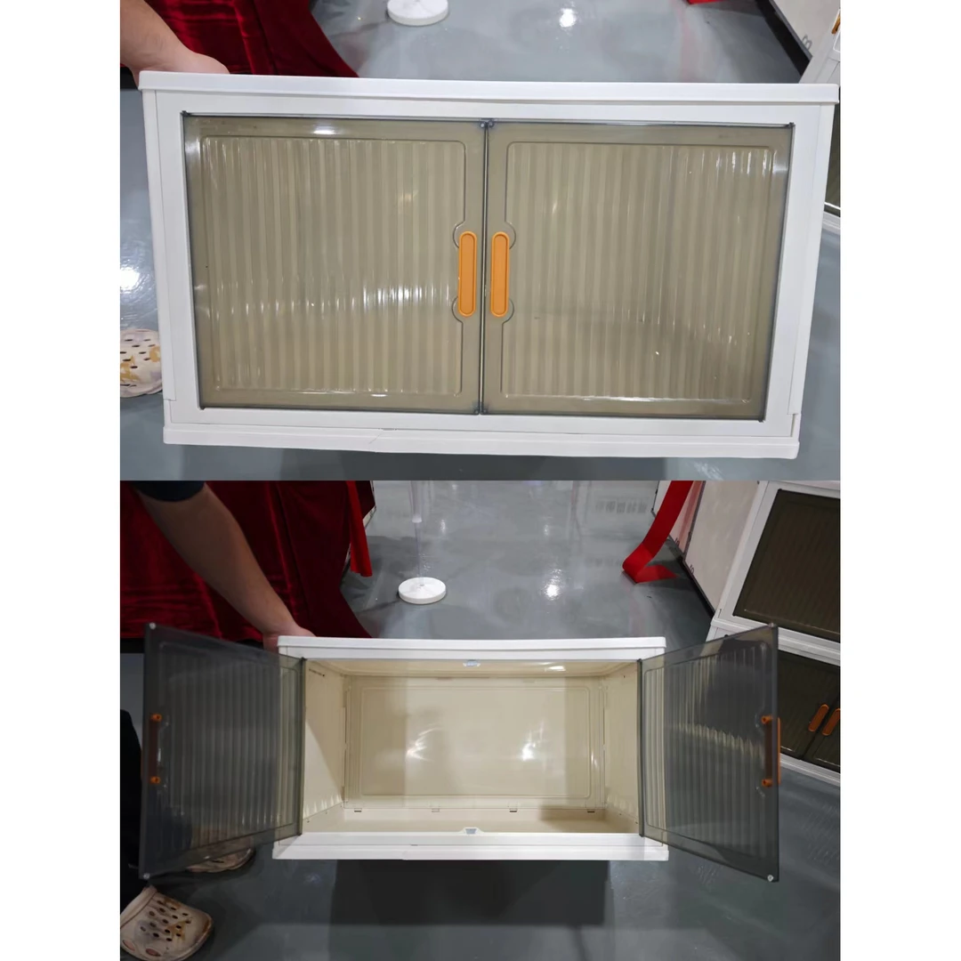 【升级款】一层免安装折叠收纳箱塑料储物箱