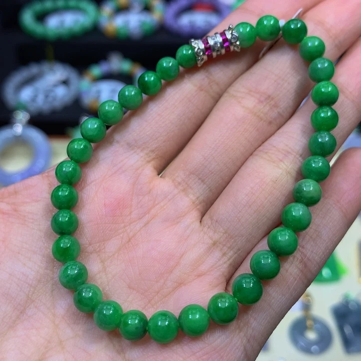 翡翠未镶嵌手链翡翠6