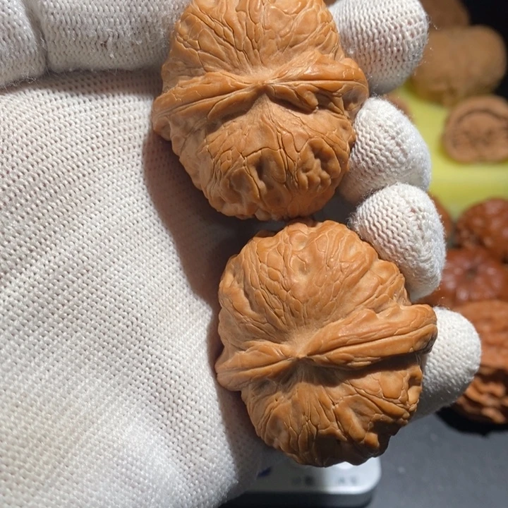 歪***歌把件文玩核桃平谷元宝