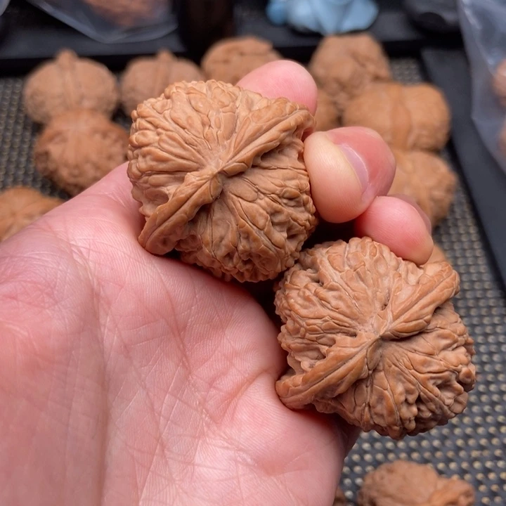 吊坠文玩核桃白狮子