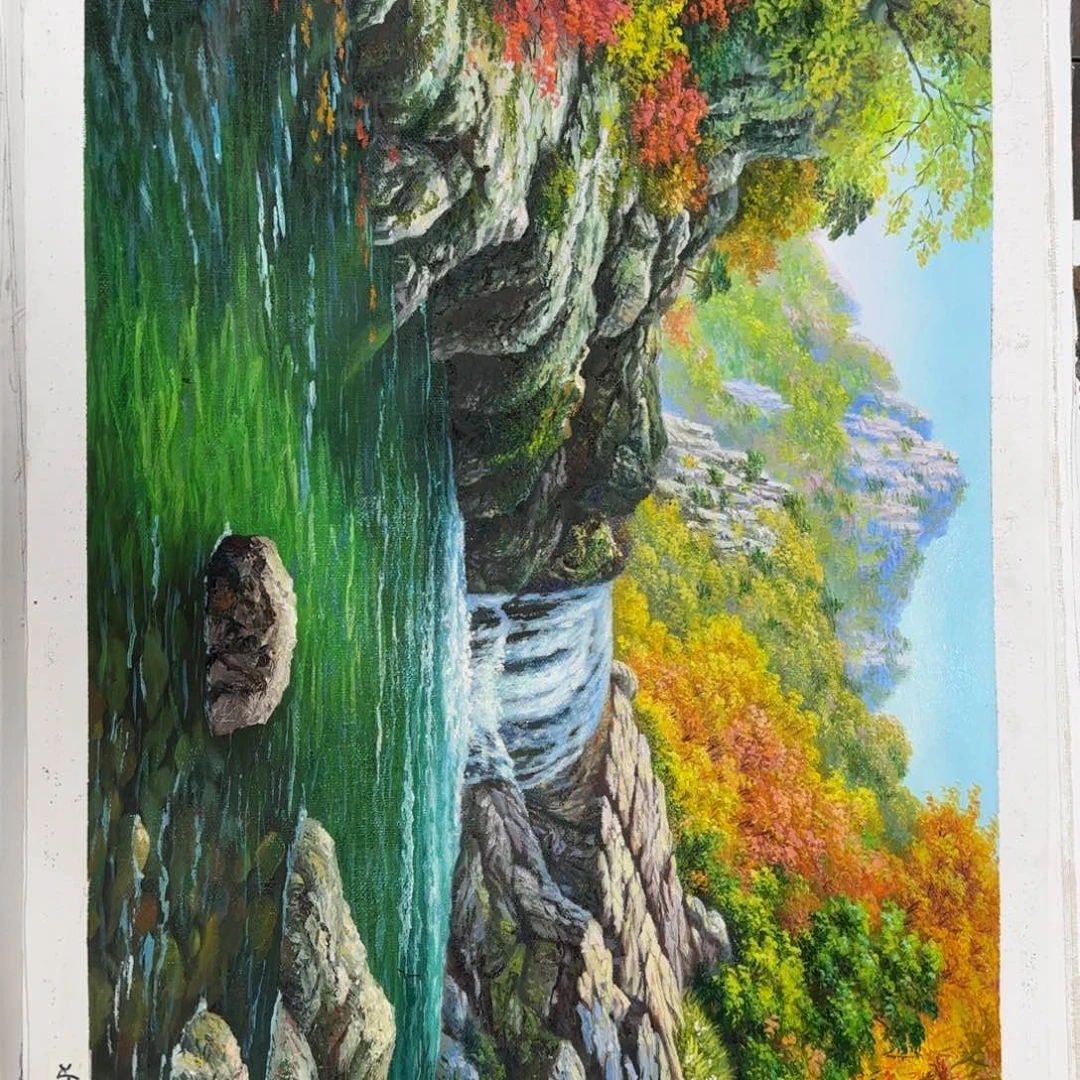 油画加油加油努力加油加油
